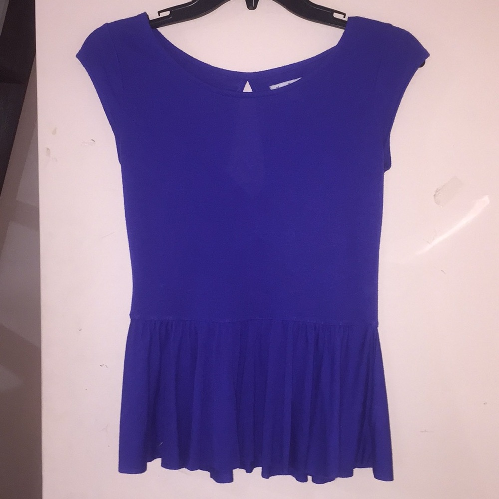 American eagle royal blue blouse